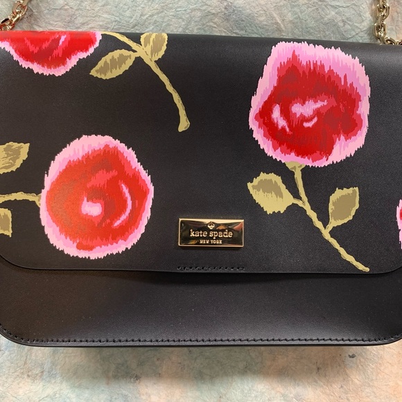 Kate Spade Floral Gold Chain Shoulder Bag! - Picture 5 of 9